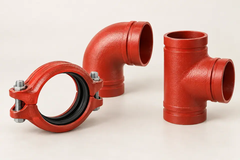 Grooved Pipe Fittings — Product-family illustration