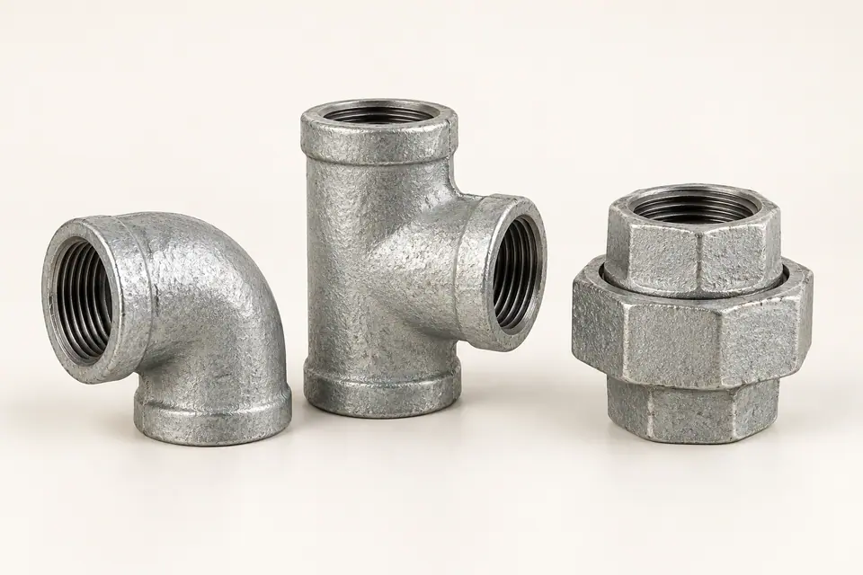Malleable Iron Pipe Fittings — Product-family illustration